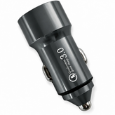 شارژر فندکی 65 وات فست شارژ ترکا TREQA - مدل CC-318-رنگ طوسی