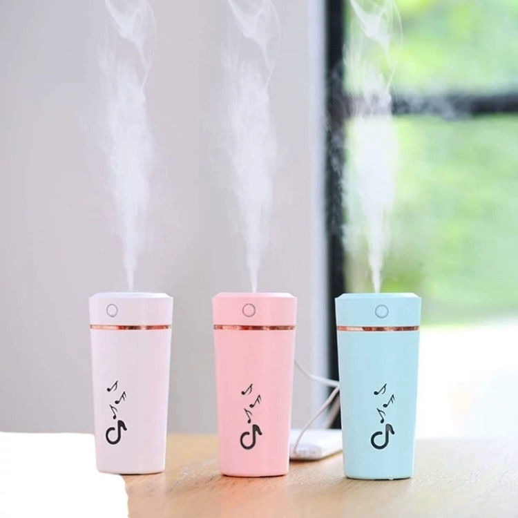 دستگاه بخور سرد لیوانی مدل TikTok Cup Humidifier-تصویر سه رنگ