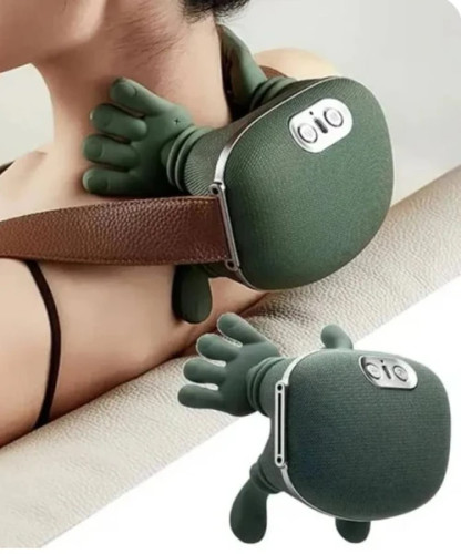 ماساژور گردن انگشتی شیاتسو-تصویر ماساژور و کاربرد آن روی گردن