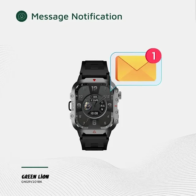 ساعت هوشمند گرین لاین مدل GL-SWA43 Gravix-قابلیت دریافت و ارسال پیام