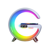 چراغ خواب اسپیکر دار RGB مدل G با شارژر وایرلس