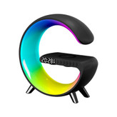 چراغ خواب اسپیکر دار RGB مدل G با شارژر وایرلس
