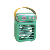 پنکه رومیزی بخور دار مدل SM878 ظرفیت 1200 mAh-رنگ سبز