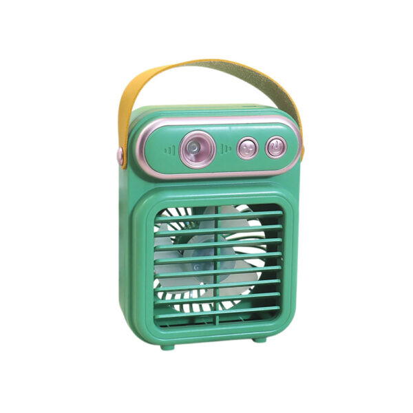 پنکه رومیزی بخور دار مدل SM878 ظرفیت 1200 mAh-رنگ سبز