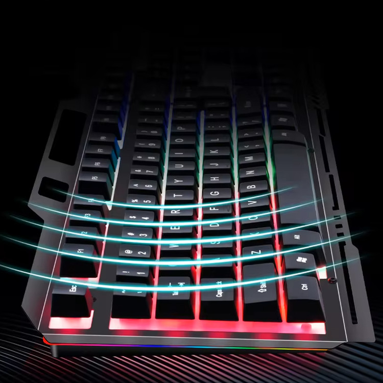 کیبورد و ماوس گیمینگ LDK مدل 828-کیبورد با رنگ RGB