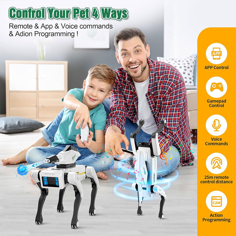 سگ کنترلی رباتیک مدل Smart Dog-کنترل و اپلیکیشن ربات
